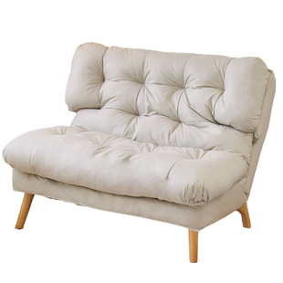 家用懒人沙发可躺休闲躺椅小户型客厅沙发卧室懒人椅双人折叠沙发