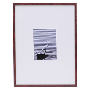 柚木色洗照片做成相框定制加摆台ins风展示挂墙创意装裱画框外框