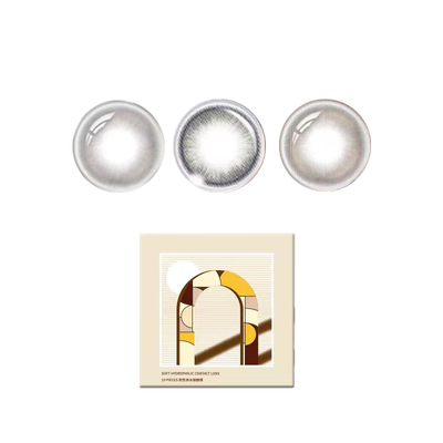 博士伦Unii日抛10片灰棕甜酷风美瞳大小直径隐形近视眼镜