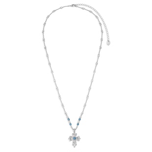 【马思纯同款】洞天TONETALE弗朗花十字串珠长项链时尚百搭轻奢女