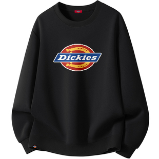 Dickies圆领美式卫衣男无帽2026年春季新款男士潮牌上衣春装外套A
