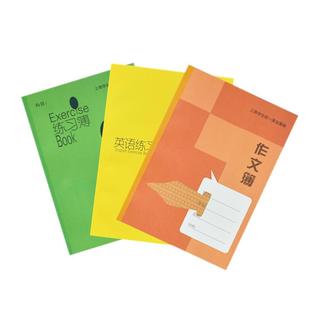 健生中小学生作业本上海统一课业簿册单线大号练习本英语练习薄课业本大作文本数学初中语文练习本3-6年级