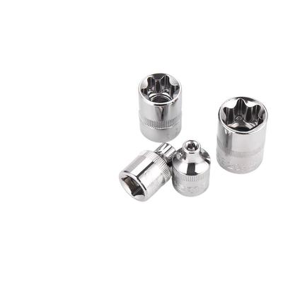 世达中飞E型套筒SATA10mm棘轮快速扳手单个6角梅花六角星形套管头