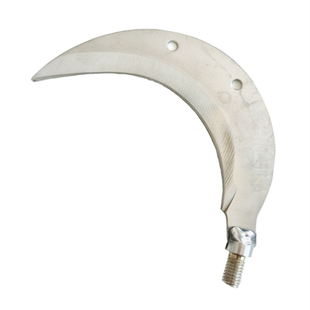 不锈钢鱼叉割草刀大号七齿倒刺货车篷布搭钩挑钩配件钩鱼水草镰刀