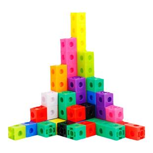 数感训练数字方块拼插颗粒儿童数学空间立体思维积木正方体教玩具