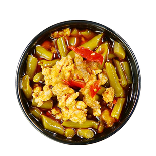 川娃子肉末豇豆酱农家风味酸豇豆下饭拌面酱菜四川特产酸豆角泡菜