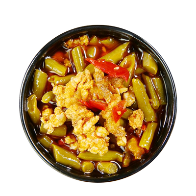 川娃子肉末豇豆酱农家风味酸豇豆下饭拌面酱菜四川特产酸豆角泡菜