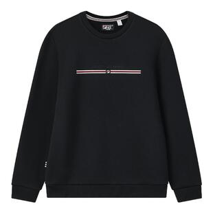 FILA 斐乐官方男子套头卫衣2026春新款时尚休闲基础针织长袖上衣