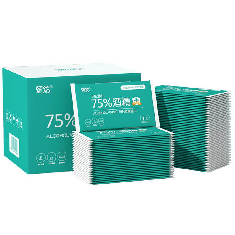 德佑酒精湿巾杀菌率99.9%