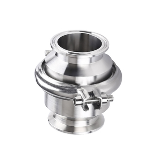 304不锈钢快装止回阀卡箍式卡盘逆止阀门水管卡扣止水单向阀38 51