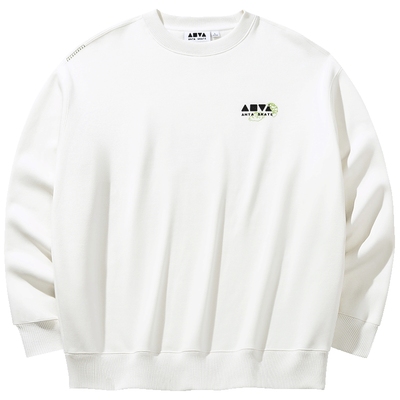 安踏男女同款加绒卫衣套头