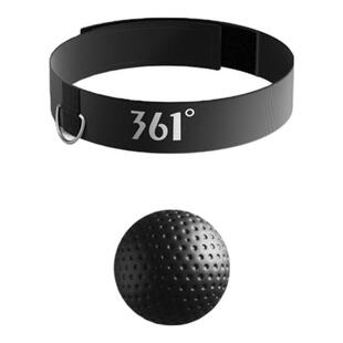 361拳击反应球速度解压高弹力闪避散打训练器材高弹头戴式反应靶