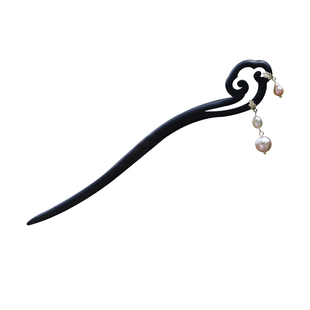 原创设计新中式发簪女古风高级感步摇流苏盘发木簪子旗袍汉服头饰