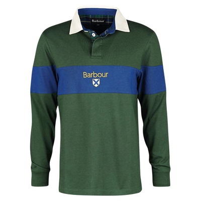 Barbour男士英伦校园风长袖POLO