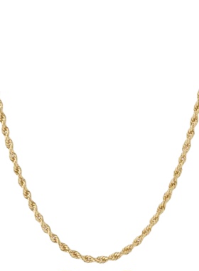 【小众气质麻绳链】TENCOO高级叠戴ins风百搭素链 s925银镀18K金