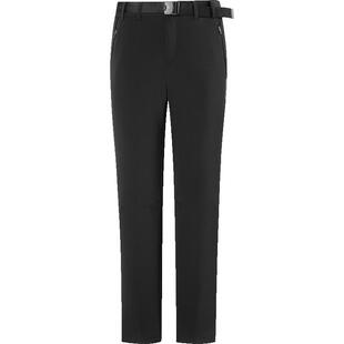 LAFUMA乐飞叶户外新款Schoeller高弹保暖休闲长裤女内里加绒裤