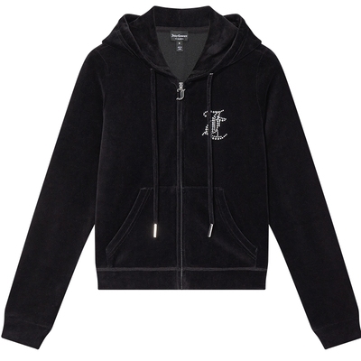 JuicyCouture橘滋烫钻丝绒外套