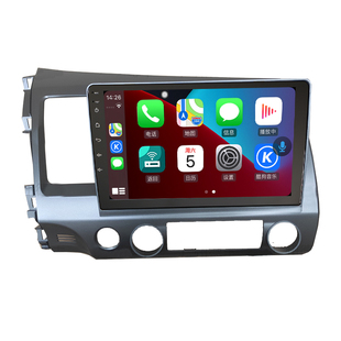 适用06-19本田八九十代思域 缤智XRV 思铭中控大屏倒车影像一体机