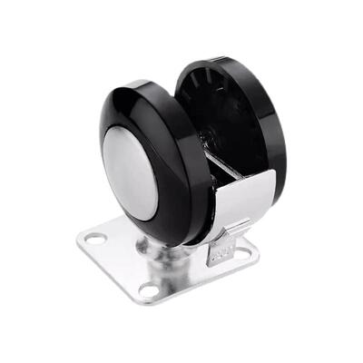 家具万向轮子静音带刹车脚轮