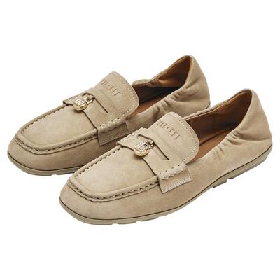 73hours老钱风棕色乐福鞋