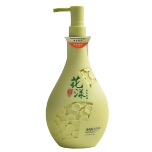 【品牌授权】慕泉花漾洗发水正品玫瑰桃花橙花茶花香顺顺乳护发素