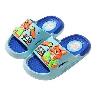 儿童尼克狐拖鞋夏季疯狂动物城卡通防滑软底男女童居家浴室凉拖鞋