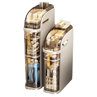 家用卫生间夹缝收纳柜置物架收纳架马桶洗手间厕所收纳架子储物柜