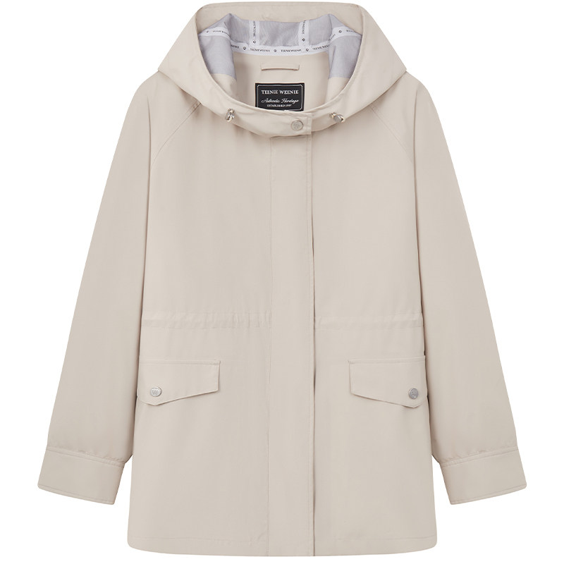 【赵露思同款】TeenieWeenie小熊女装26春新款风衣马甲两件套外套