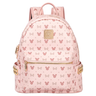 迪士尼爆款！米奇粉色双肩小包