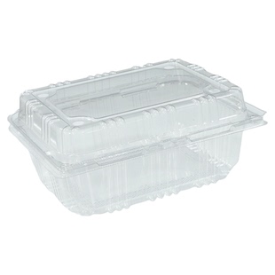 一次性水果盒透明塑料包装水果切盒超市500克带盖盒子水果打包盒