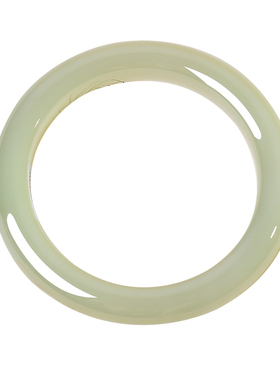 凤飞凰和田玉晴水冰透手镯