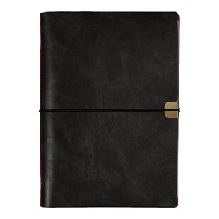 复古旅行手账本A5活页可拆卸笔记本文具TN创意皮面记事本少女心小清新简约ins风文艺学生日记本定制可印logo