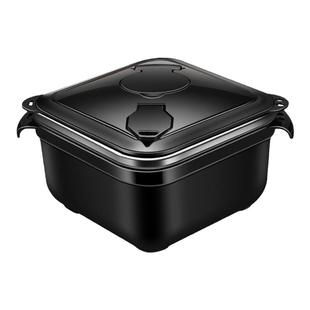 抗菌不锈钢方形泡面碗学生宿舍个人专用大容量火鸡面碗拌面碗带盖