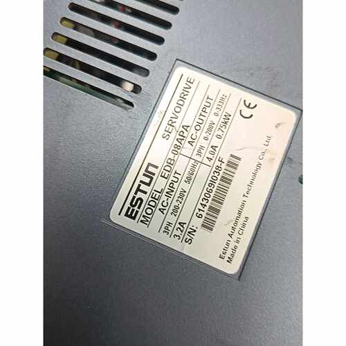 【维修议价】剪线埃斯顿伺服驱动器EDB一08APA型0.75kW议价283