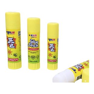 韩国进口纸世界南韩固体胶8g15g25g36g大容量儿童手工胶棒日常用春联粘贴用胶棒折纸用无异味可水洗固体胶