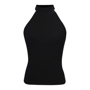 艾舞戈芭蕾舞练功服成人罗纹挂脖针织上衣百搭显瘦背心女无袖打底