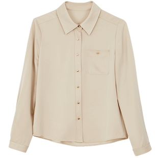 Lavinia 法式别致气质设计感时尚通勤百搭衬衫上衣女春秋新款