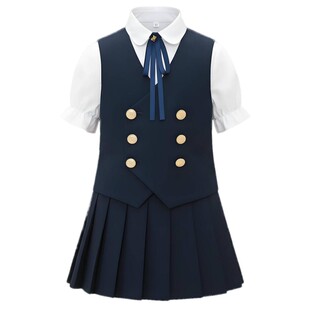 小学生合唱演出服儿童诗朗诵演讲比赛服装男女童学院风主持人礼服