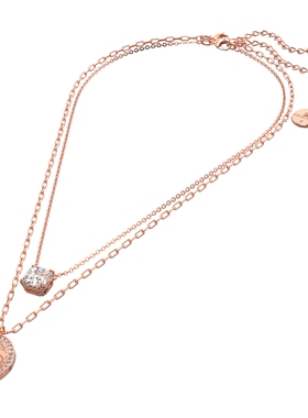 施华洛世奇圆盘礼物项链