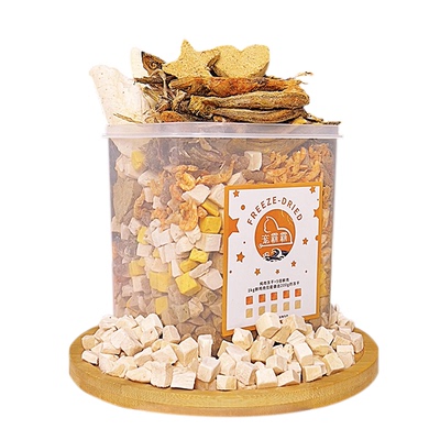 雪纳瑞专用冻干狗零食500g十拼冻干鸡胸肉粒营养增肥成幼犬宠物猫