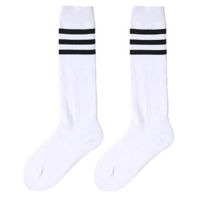 条纹学生过膝男童薄款长筒袜