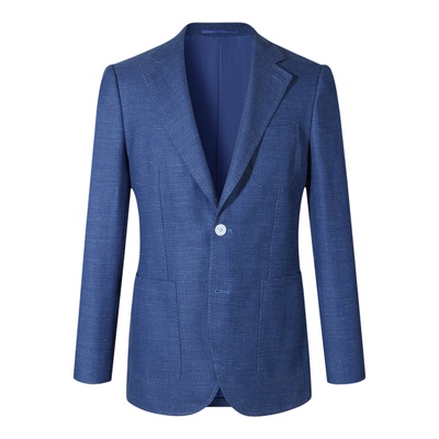 1881休闲编织羊毛西服