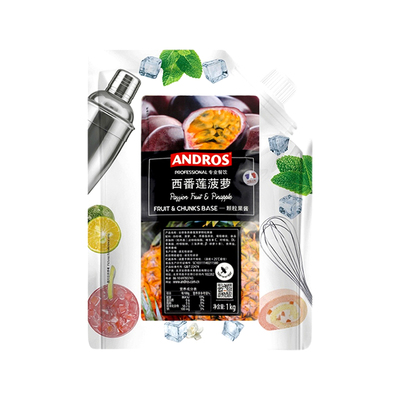 安德鲁西番莲菠萝袋装颗粒果酱