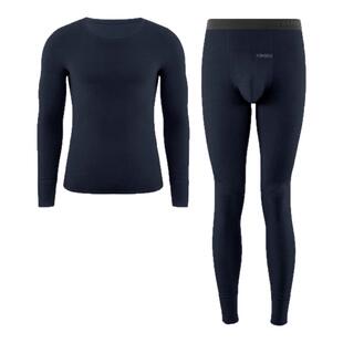 焦点探索秋冬男士加绒加厚保暖内衣套装发热德绒抑菌热感衣Jowdia