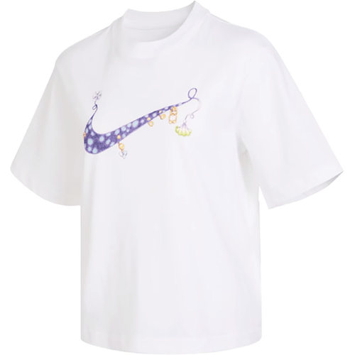 Nike/耐克正品夏季女子卡通涂鸦运动休闲短袖FD9315-100