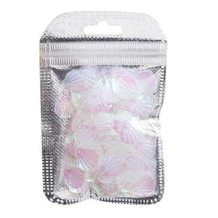 哈尼族美人鱼贝壳亮片鱼鳞片鲛人妆泪钻眼角脸部饰品儿童舞台写真