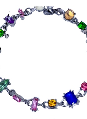 2025新款流光溢彩流苏糖果手链