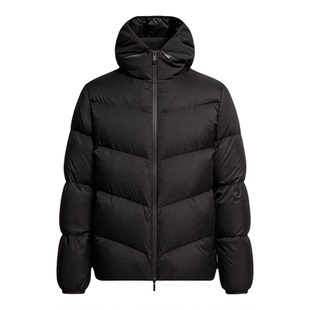 代购蒙口Forez连帽哑光短款羽绒服鹅绒男款户外夹克外套