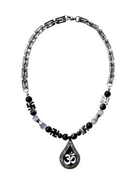 后摇中式摇滚项链男女可带钛钢