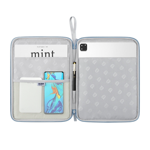 平板包适用于iPadPro保护套第9九代11寸防弯带键盘10.9 12.9寸收纳包PadAir5 iPadmini6 8.3迷你带笔槽内胆包